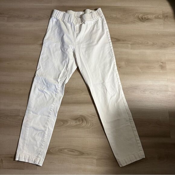 Soft Surroundings Creamy Elastic Waist Pull‎ on Pants Size Tall Medium Cotton - Picture 1 of 9